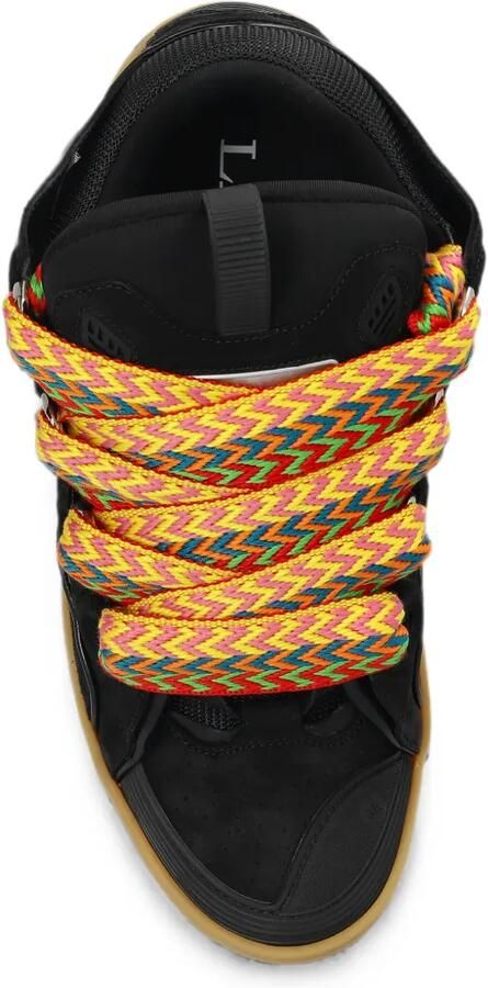 Lanvin Curb sneakers met oversized veters Zwart - Foto 4
