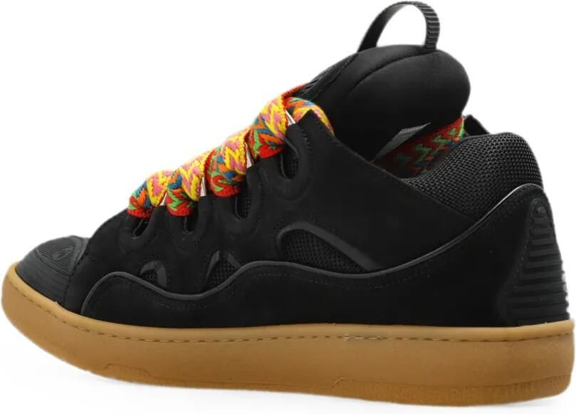 Lanvin Curb sneakers met oversized veters Zwart - Foto 3