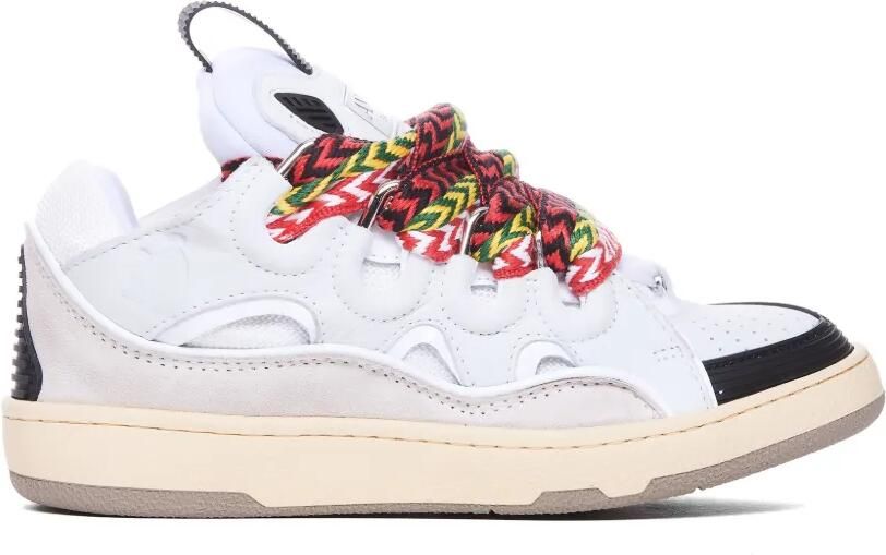 Lanvin Curb sneakers met ronde neus Wit