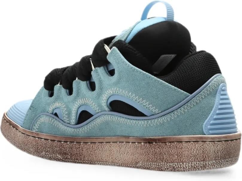 Lanvin Curb sneakers met vlakken Blauw - Foto 3