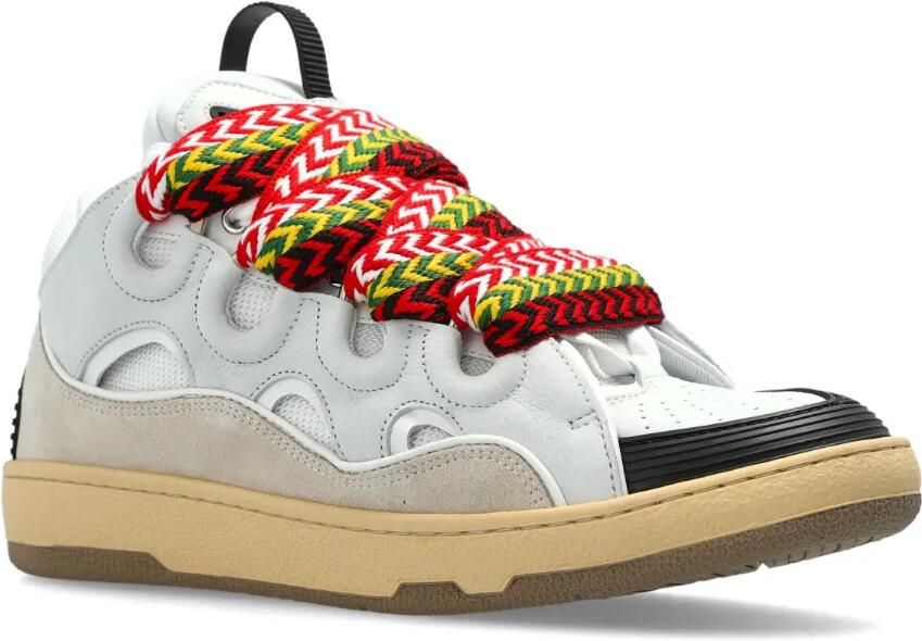 Lanvin Curb sneakers met vlakken Wit - Foto 3