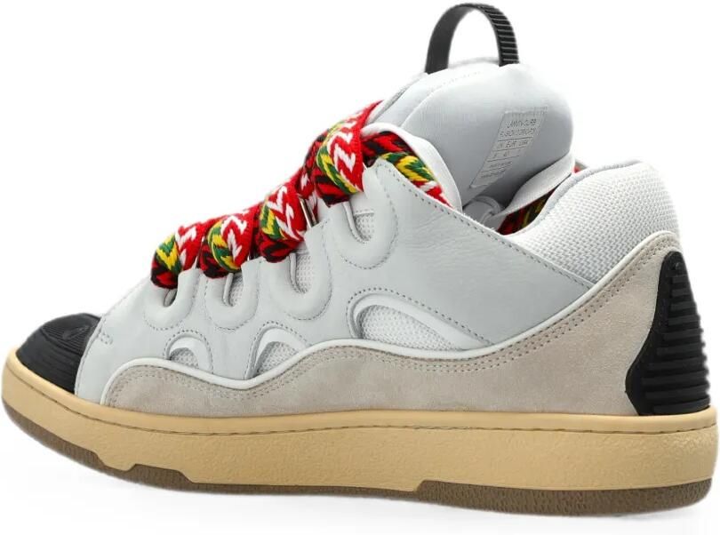 Lanvin Curb sneakers met vlakken Wit - Foto 4