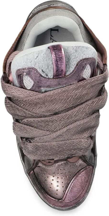 Lanvin Curb sneakers van metallic technische stof Paars - Foto 5