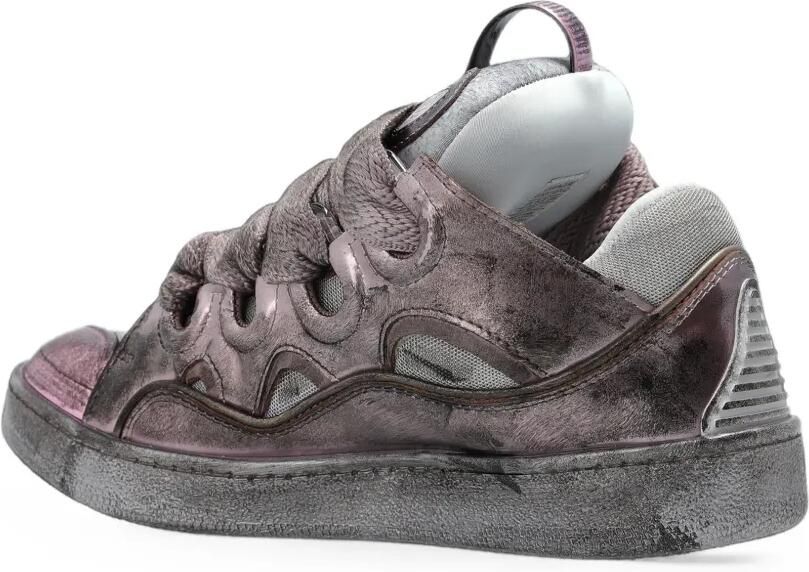 Lanvin Curb sneakers van metallic technische stof Paars - Foto 3