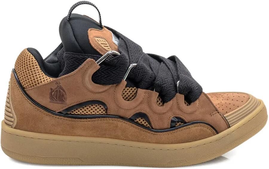 Lanvin Curb vetersneakers Bruin