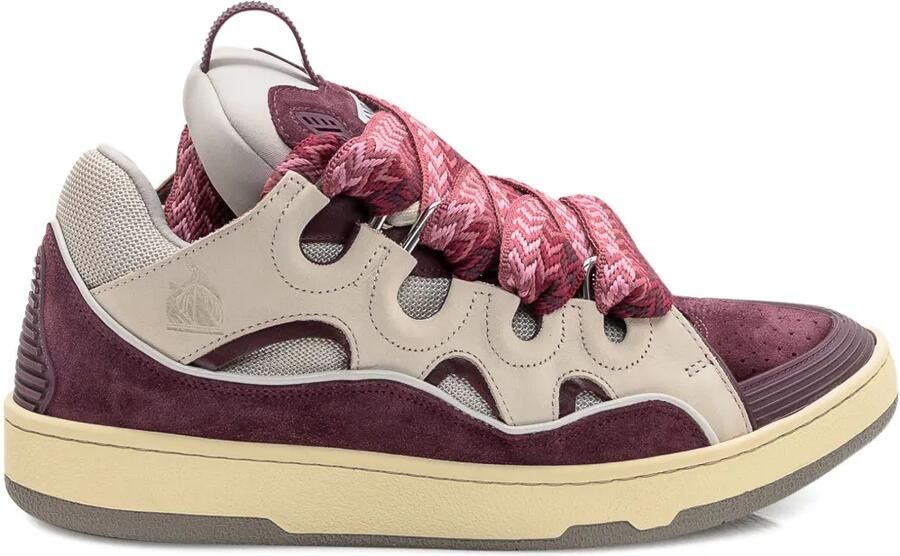 Lanvin Curb vetersneakers Rood
