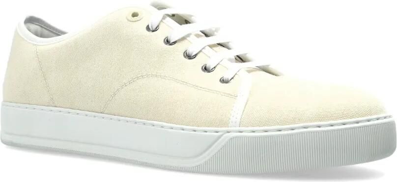 Lanvin Dbb1 canvas sneakers Beige - Foto 4