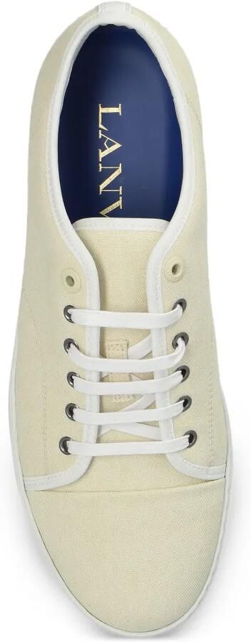 Lanvin Dbb1 canvas sneakers Beige - Foto 3