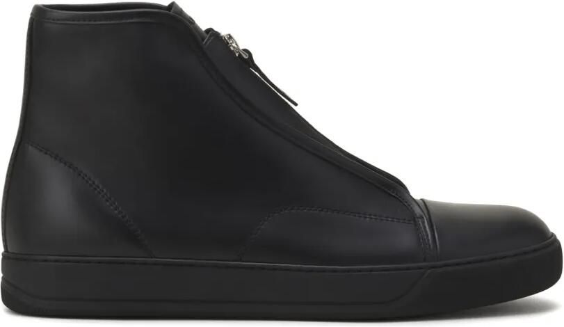 Lanvin DBB1 high-top leren sneakers Zwart - Foto 4