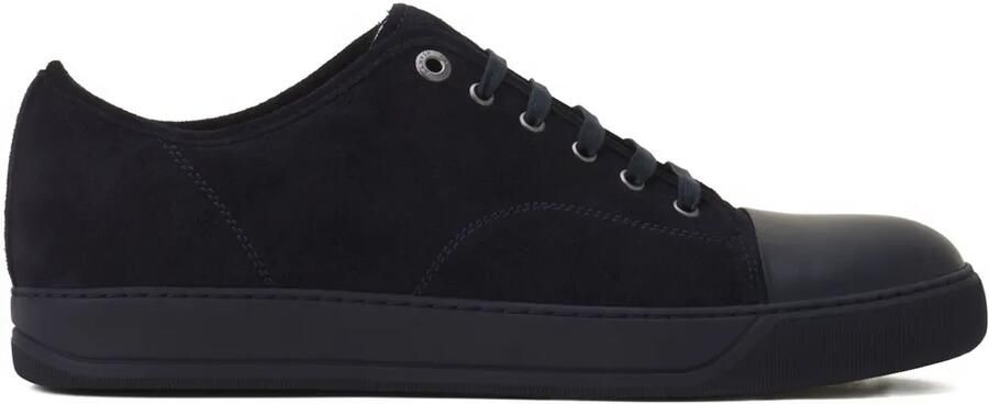 Lanvin DBB1 leren en suède sneakers Blauw
