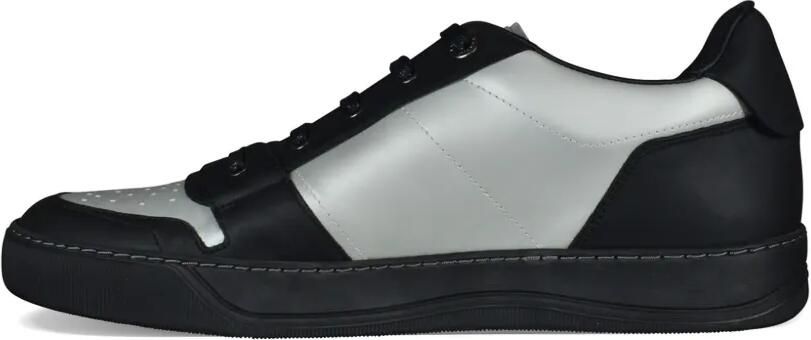 Lanvin DBB1 leren sneakers met logo-reliëf Zwart - Foto 3