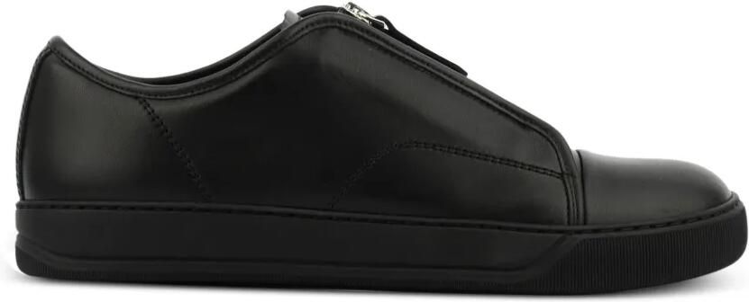 Lanvin DBB1 leren sneakers met rits Zwart