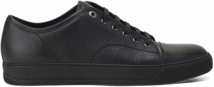 Lanvin DBB1 sneakers in nappa and grained leather Zwart