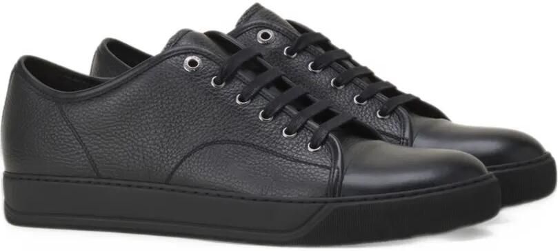 Lanvin DBB1 sneakers in nappa and grained leather Zwart - Foto 5