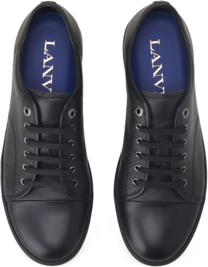 Lanvin DBB1 sneakers in nappa and grained leather Zwart - Foto 2