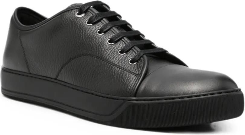 Lanvin DBB1 sneakers van bewerkt leer en nappa Zwart - Foto 3