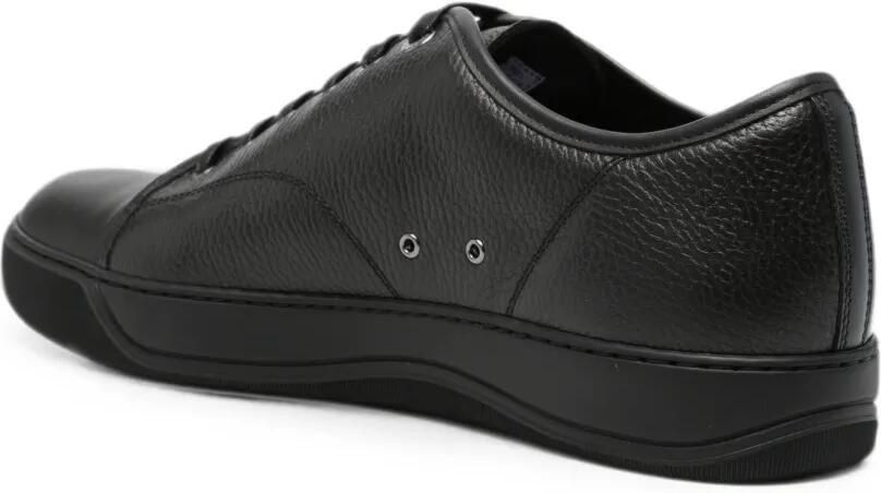 Lanvin DBB1 sneakers van bewerkt leer en nappa Zwart - Foto 2