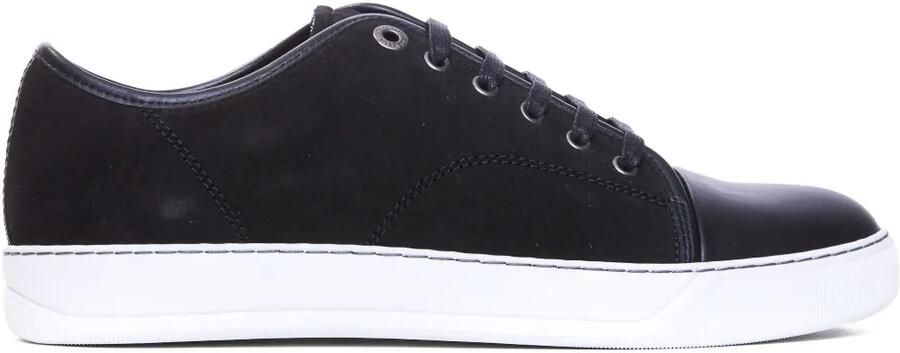 Lanvin DBB1 suède leren sneakers Zwart