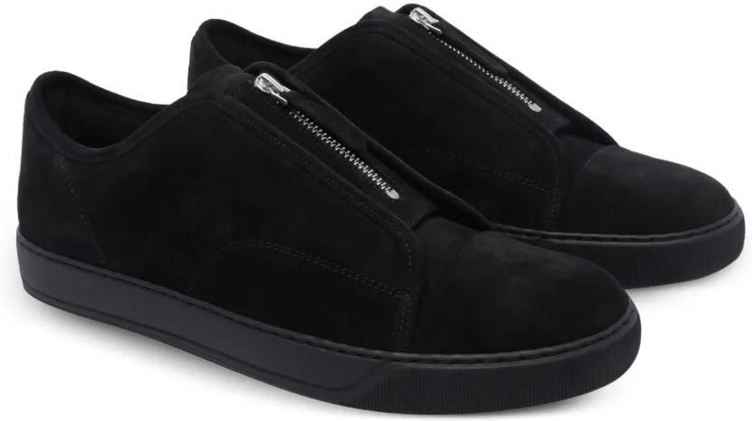 Lanvin DBB1 suède sneakers met rits Zwart - Foto 3