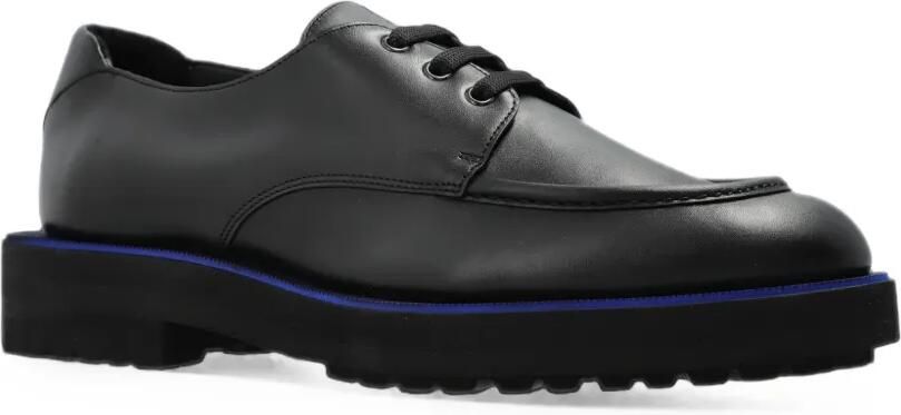 Lanvin Derby schoenen van zacht leer Zwart - Foto 4