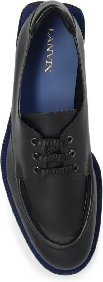 Lanvin Derby schoenen van zacht leer Zwart - Foto 5