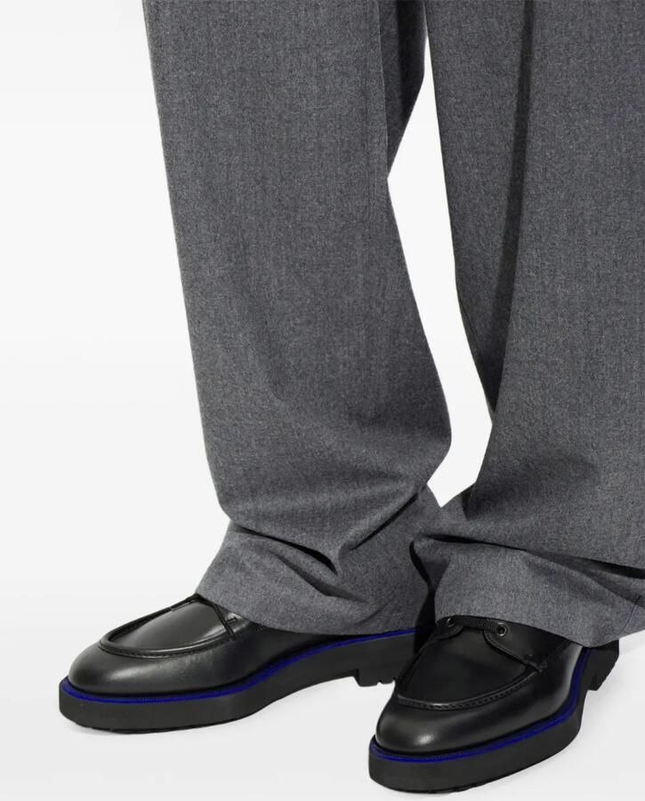 Lanvin Derby schoenen van zacht leer Zwart - Foto 2