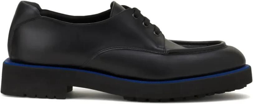 Lanvin Derby schoenen van zacht leer Zwart - Foto 4