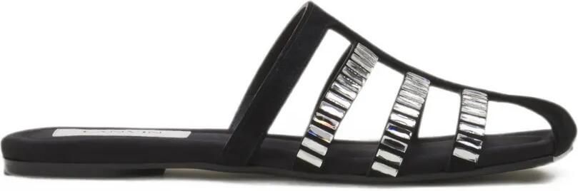 Lanvin Gekooide sandalen verfraaid met kristallen Zwart