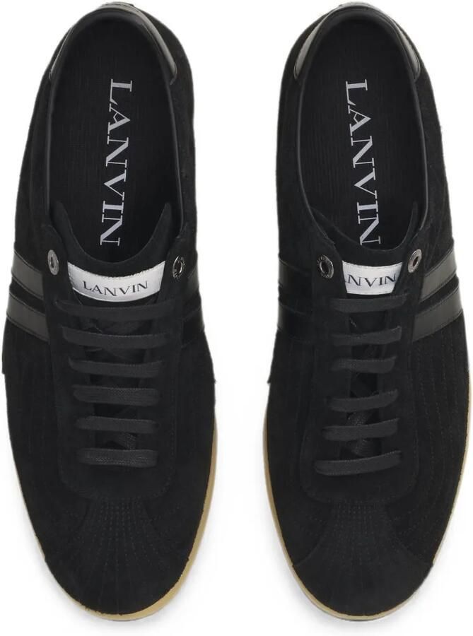 Lanvin Glen 2.0 sneakers met logo-patch Zwart