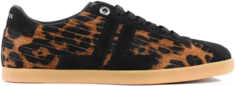 Lanvin Glenn 2.0 leopard-print sneakers Bruin