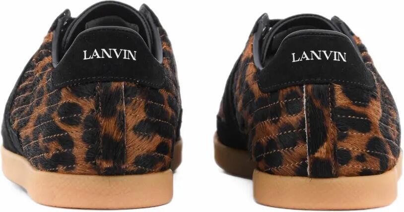 Lanvin Glenn 2.0 leopard-print sneakers Bruin - Foto 3