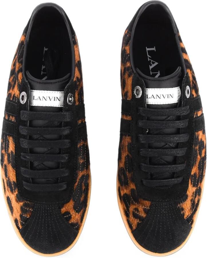 Lanvin Glenn 2.0 leopard-print sneakers Bruin - Foto 2