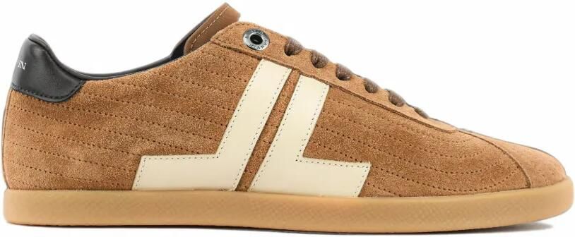 Lanvin Glenn 2.0 suede sneakers Bruin