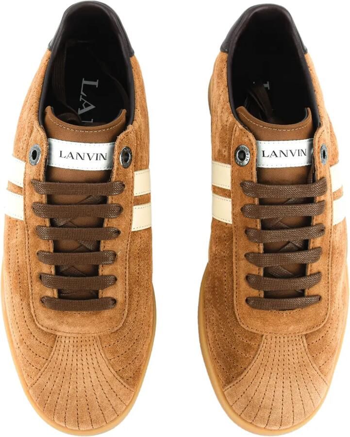 Lanvin Glenn 2.0 suede sneakers Bruin - Foto 2