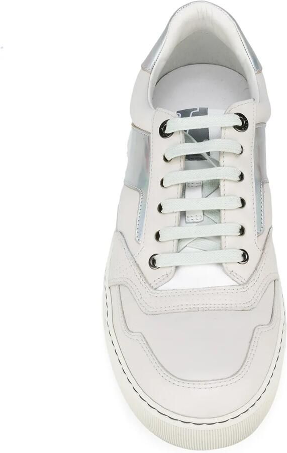 Lanvin iriserende paneel sneakers Grijs