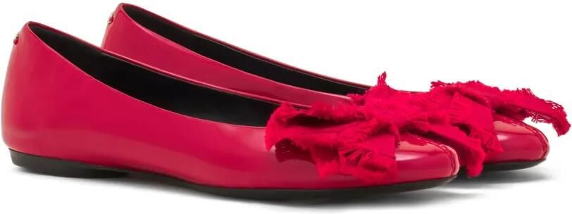 Lanvin Lakleren ballerina's met strikdetail Rood - Foto 3