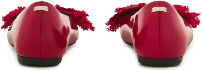 Lanvin Lakleren ballerina's met strikdetail Rood - Foto 4