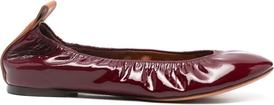 Lanvin Lakleren ballerina's Rood