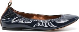Lanvin Leren ballerina's Blauw