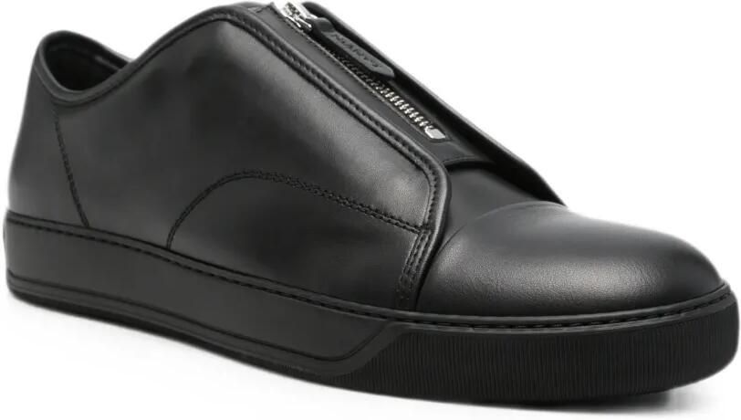 Lanvin Leren sneakers met rits Zwart - Foto 3