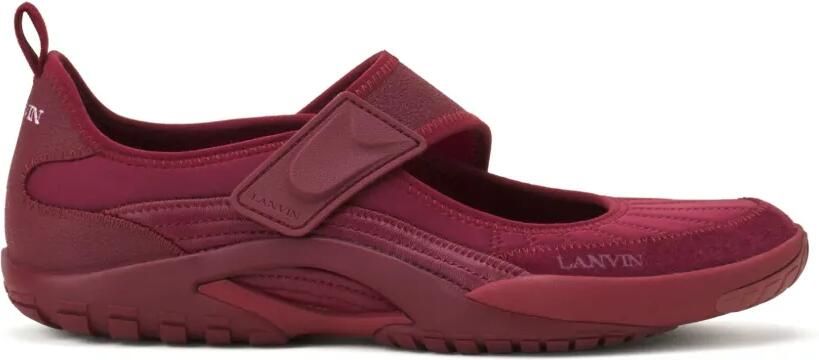 Lanvin LNV1 sneakers met klittenband Rood