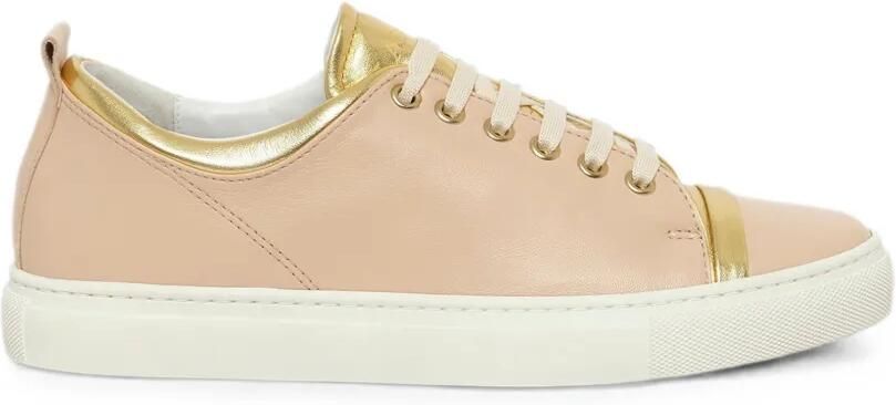 Lanvin Metallic sneakers Beige