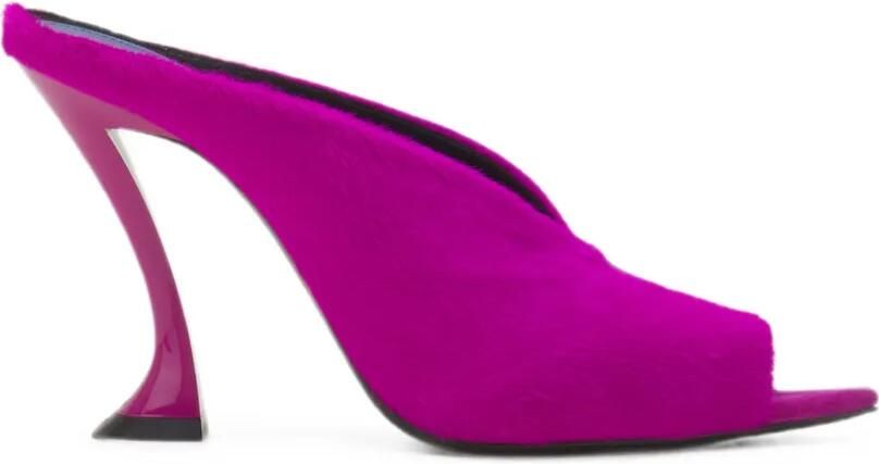 Lanvin Midnight Step pony muiltjes Roze