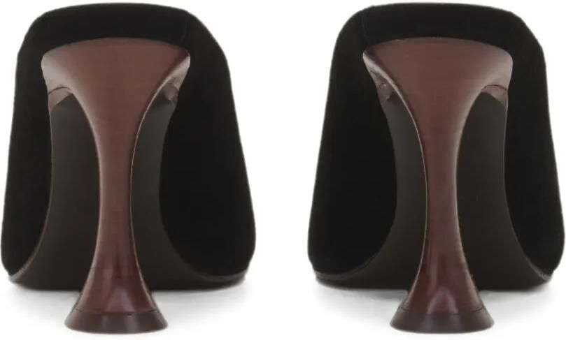 Lanvin Midnight Step suède muiltjes Zwart - Foto 4
