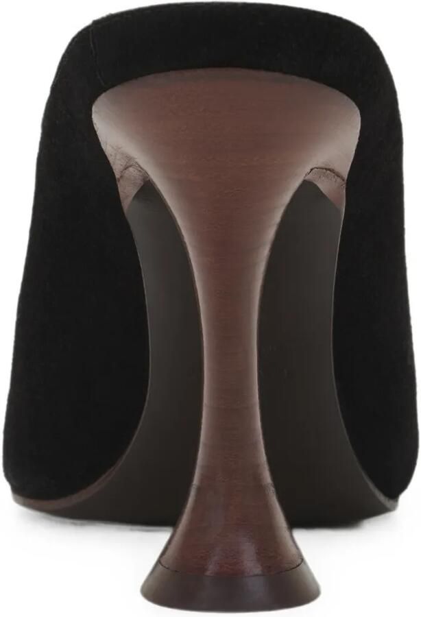 Lanvin Midnight Step suède muiltjes Zwart - Foto 3