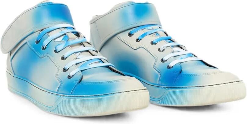 Lanvin Midtop sneakers met klittenband Blauw - Foto 3