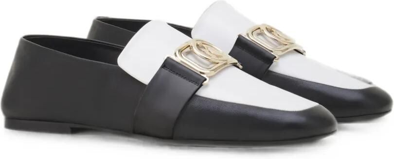 Lanvin Mother and Child loafers met logoplakkaat Zwart - Foto 5
