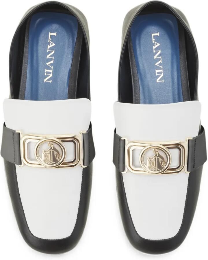 Lanvin Mother and Child loafers met logoplakkaat Zwart - Foto 2