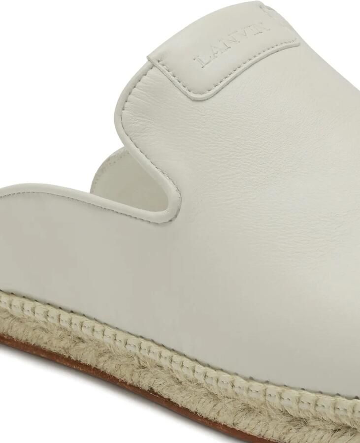 Lanvin Muiltjes met raffia zool Beige - Foto 2