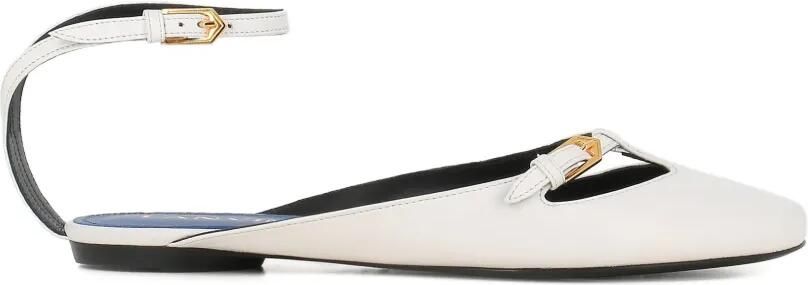 Lanvin Pumps met gesp Wit